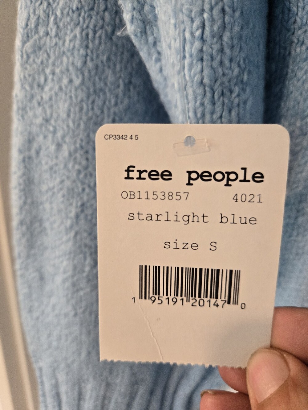 NWT! Free People Cozy Oversized Sweater. Size S - Picture 9 of 10